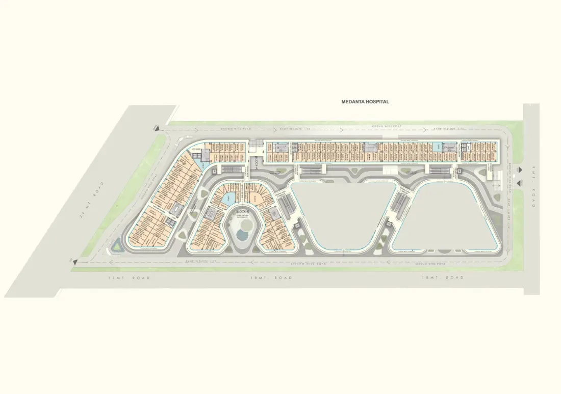 Nilansh Lucknow Floor Plan